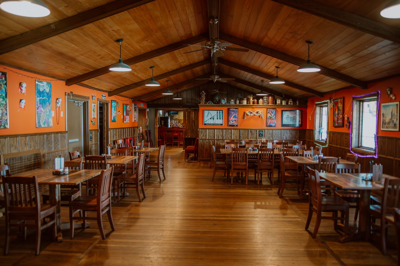 The main dining room